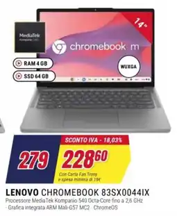 Trony Lenovo Chromebook 83SX0044IX offerta