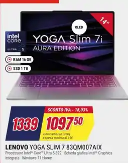 Trony Lenovo Yoga Slim 7 offerta