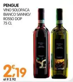 Le Delizie del Sud Pengue vino solopaca bianco sannio/rosso dop offerta