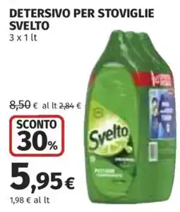 Coop Superstore Detersivo per stoviglie Svelto offerta