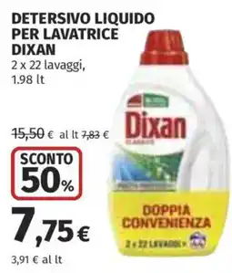 Coop Superstore Detersivo liquido per lavatrice Dixan offerta