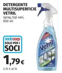 Coop Superstore Detergente multisuperficie Vetril offerta
