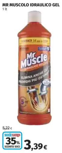 Coop Superstore Mr Muscle idraulico gel offerta