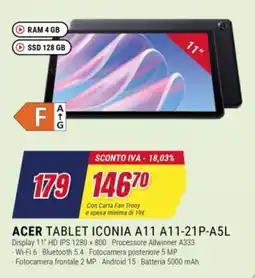 Trony Acer Tablet Iconia A11 offerta