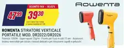 Trony Rowenta stiratore verticale portatile offerta