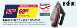 Trony Braun ferro da stiro si5057rd offerta