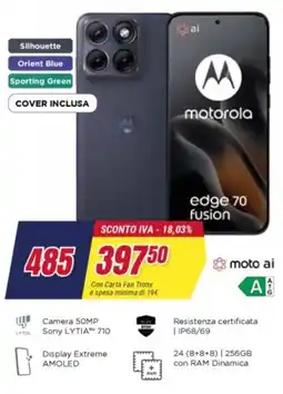 Trony motorola edge 70 fusion offerta