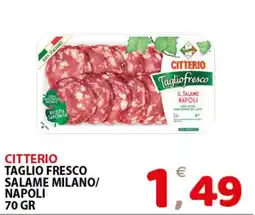 Il Centro Superstore Citterio Taglio Fresco Salame Milano/Napoli offerta