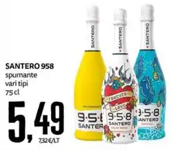 PRO7 Supermercati Santero 958 spumante offerta