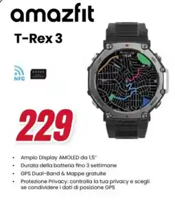 Trony Amazfit T-Rex 3 offerta