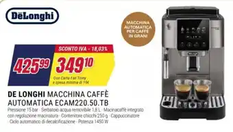 DeLonghi macchina caffè automatica