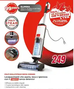 Trony Polti Rollysteam WD10 Corded offerta