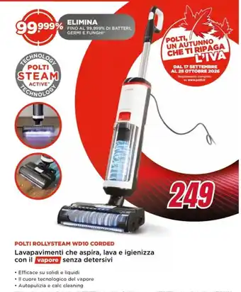 Polti Rollysteam WD10 Corded