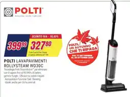 Trony Polti lavapavimenti rollysteam wd30c offerta