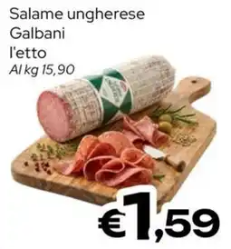 MAX Supermercati Salame ungherese Galbani offerta