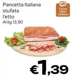 MAX Supermercati Pancetta Italiana stufata offerta