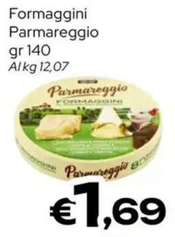 MAX Supermercati Formaggini Parmareggio offerta