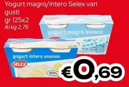 MAX Supermercati Selex Yogurt magro/intero offerta