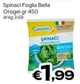 MAX Supermercati Spinaci Foglia Bella Orogel offerta