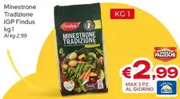 MAX Supermercati Minestrone Tradizione IGP Findus offerta