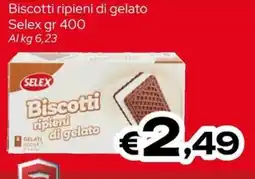 MAX Supermercati Biscotti ripieni di gelato Selex offerta