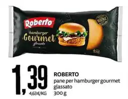 PRO7 Supermercati Roberto pane per hamburger gourmet glassato offerta