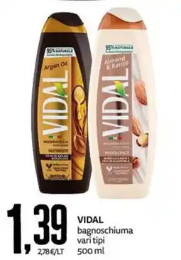 PRO7 Supermercati Vidal bagnoschiuma offerta