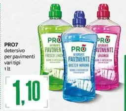PRO7 Supermercati PRO7 detergente per pavimenti offerta