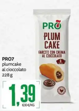 PRO7 Supermercati PRO7 plumcake al cioccolato offerta