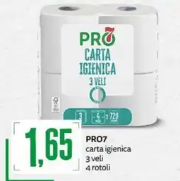 PRO7 Supermercati PRO7 carta igienica offerta