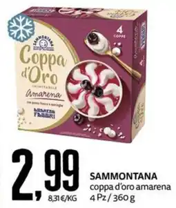 PRO7 Supermercati Sammontana coppa d'oro amarena offerta