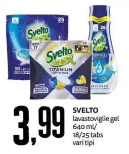 PRO7 Supermercati Svelto lavastoviglie gel offerta