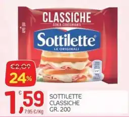 Carni e Affini Supermercati Sottilette classiche offerta