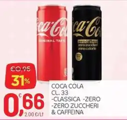 Carni e Affini Supermercati Coca Cola - Classica - Zero offerta