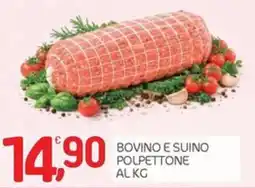 Carni e Affini Supermercati Bovino e suino polpettone offerta