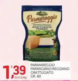 Carni e Affini Supermercati Parmareggio Parmigiano Reggiano Grattugiato offerta