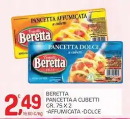 Carni e Affini Supermercati Pancetta a cubetti Beretta offerta