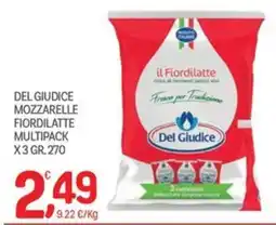 Carni e Affini Supermercati Mozzarelle fiordilatte del giudice offerta