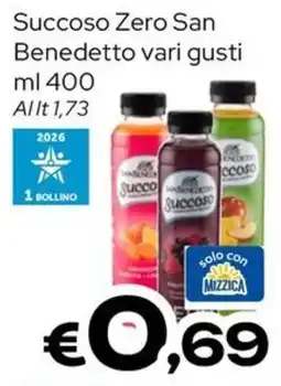 MAX Supermercati Succoso Zero San Benedetto offerta