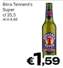 MAX Supermercati Birra Tennent's Super offerta