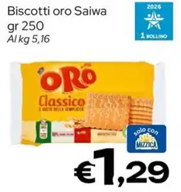 MAX Supermercati Biscotti oro Saiwa offerta