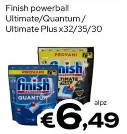 MAX Supermercati Finish powerball Ultimate/Quantum/Ultimate Plus offerta