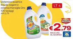 MAX Supermercati Detersivo lavatrice liquido ORO offerta