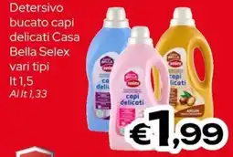 MAX Supermercati Selex Detersivo bucato capi delicati Casa Bella offerta