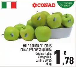 Conad Mele Golden Delicious Conad Percorso Qualità offerta