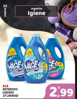Il Centro Superstore Ace Detersivo liquido offerta