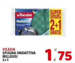 Il Centro Superstore Vileda spugna ondattiva milleusi offerta