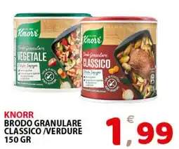 Il Centro Superstore Knorr brodo granulare classico offerta