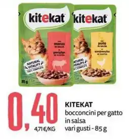PRO7 Supermercati Kitekat bocconcini per gatto offerta