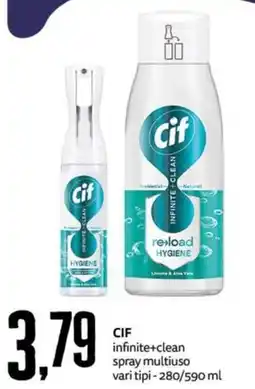 PRO7 Supermercati CIF infinite+clean spray multiuso offerta